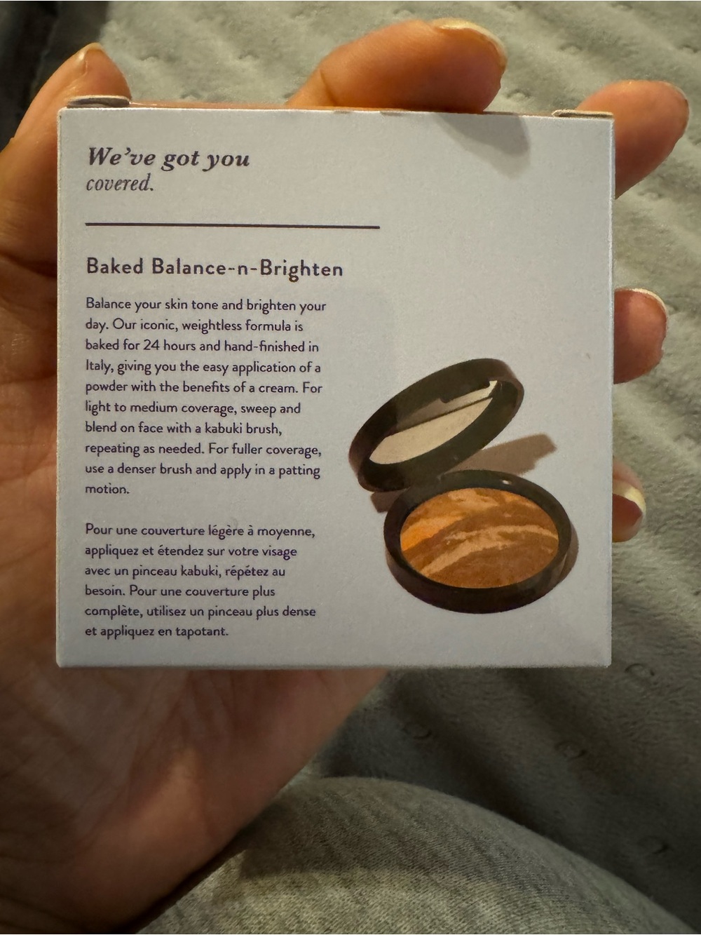 NEW Laura Geller Baked  Balance N Brighten Foundation Compact - Tan - Picture 14 of 16